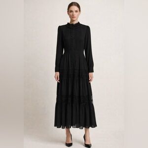 Ellie Makir tiered lace dress